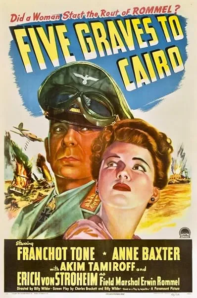  فیلم Five Graves to Cairo 1943