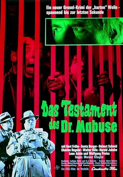  فیلم The Terror of Doctor Mabuse 1962