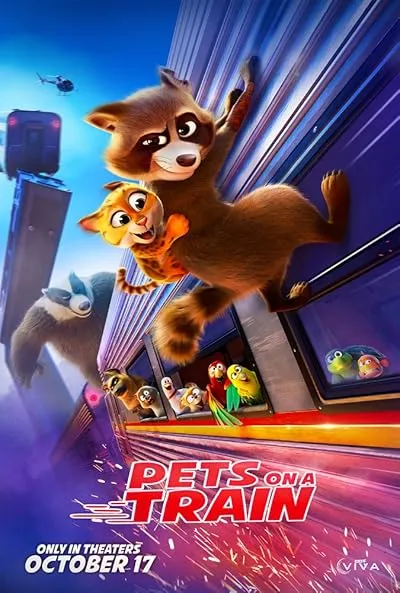 انیمیشن Pets on a Train 2025